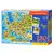 Puzzle mapa Evropy, 180 dílků + 32 vzdělávacích puzzlů