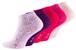 5 párů dámských kotníkových ponožek - růžové tóny