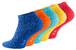 5 párů dámských kotníkových ponožek - barevné