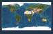 Satelitní mapa světa oboustranná, 140 x 90 cm