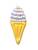 Nafukovací lehátko - Velká zmrzlina 170 × 60 cm