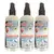 3x sanitizér s nanostříbrem, 100 ml