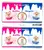 6× los pohlaví pink/blue