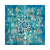 Abstraktní květina světle modrá