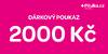 Dárkový poukaz do e-shopu Pilulka.cz v hodnotě 2000 Kč