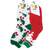 2x dámské žinilkové vánoční barevné ponožky OX4200119 - pack 4