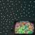 Dětské samolepky na zeď - Samolepící 3D svítící hvězdičky fotoluminiscenční 100 ks