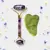 Ametyst váleček + jadeit gua sha