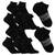 10 párů unisex nízkých bavlněných ponožek