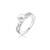 Stříbrný prsten s pravou říční perlou T076