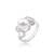 Stříbrný prsten s pravou říční perlou T19