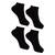 Dámské kotníčkové ponožky - 4 páry (černé)