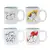 Set mini hrníčků Pokémon: Eevee Evolution