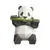 3D skládací model - panda
