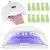 UV lampa s klipsy na nehty 48 W, 36 LED