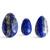 Sada 3 Yoni vajíček – lapis lazuli