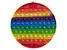 Pop It Rainbow antistresová hračka kruh JUMBO