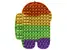 Pop It Rainbow antistresová hračka Among Us JUMBO XXL