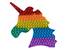 Pop It Rainbow antistresová hračka jednorožec JUMBO XXL
