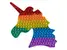 Pop It Rainbow antistresová hračka jednorožec JUMBO XXL