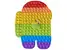 Pop It Rainbow Desková antistresová hračka Among Us JUMBO XXL