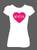 Dámské tričko s nápisem Nevěsta a srdcem
