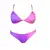 Dámské bikini měnící barvu, fialovo-růžová