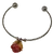 Náramek se světle růžovým poupětem růže