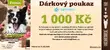 Dárkový poukaz v hodnotě 1000 Kč