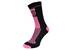 Ponožky MelCon Silver, antibakteriální, černo-růžové