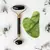 Obsidián váleček + jadeit gua sha
