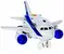 Tulimi interaktivní letadlo Airbus skala 1 : 200