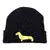 Pletená zimní čepice Z07 black/yellow
