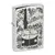 Zippo Flower Power, broušený