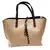 Kožená kabelka Shopper – Nude