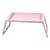 Skládací stolek pod notebook, růžový