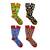 Pánský set ponožek 4 ks - Beer, laso, ponožky v ponožkách, 3D
