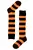 Stripes Knee Socks - Černooranžové