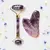 Ametyst váleček + ametyst gua sha