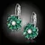 Náušnice Brillance Marquise – Smaragd Green