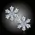 Náušnice La Diamantina Crystal Snowflake