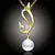 Perlový náhrdelník Pearl Dolphin Gold - White Pearl