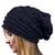 Pletená dámská čepice: na výběr z 9 barev