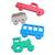 Vodolepky - traktor, autobus, náklaďák a vozík