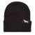 Pletená zimní čepice Z09 all black