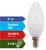 3 žárovky Kapka; 3,5 W – 280 lm; Studená bílá; závit E14; Keramický chladič