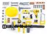 Dětské nářadí G21 Deluxe Tools, 44 dílů