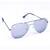 Stříbrné brýle Kašmir Pilot P04 - skla zrcadlová