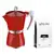 Moka konvička Bella - červená, 6 porcí + káva Balance, 250 g