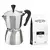Moka konvička Supermoka, 6 porcí + káva Balance, 250 g